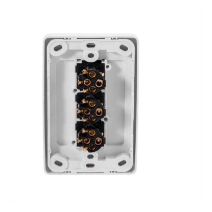 Picture of Flush Switch, 2000 Series, 3 Gang, 250VAC, 10A, Standard, Vertical