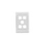 Picture of Flush Surround and Grid Plate, 2000 Series, 5 Gang, Vertical/Horizontal Mount, Standard Size