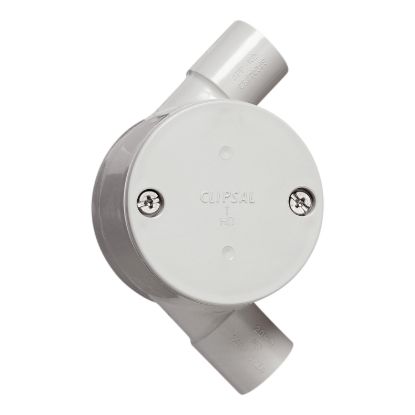 Picture of Junction Box, Clipsal - Cable Management, Standard, 20mm I.D, 2 Way Angle Entry