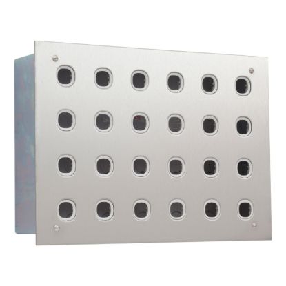 Picture of Switch Plate, Metal Plate Series, 24 Gang, 4 Rows of 6, Less Mechanism