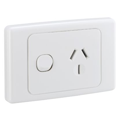 Picture of Single Switch Socket Outlet, 2000 Series, 250V, 20A