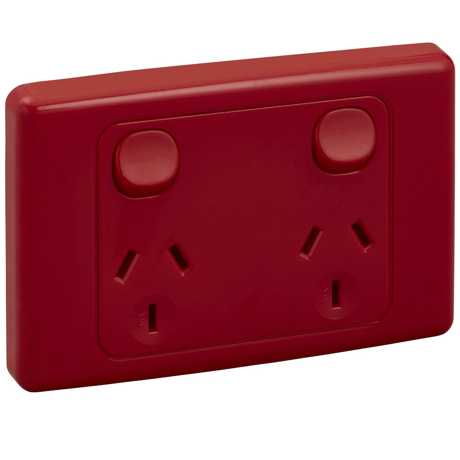 Picture of Twin Switch Socket Outlet, 2000 Series, 250V, 10A, 2 Pole