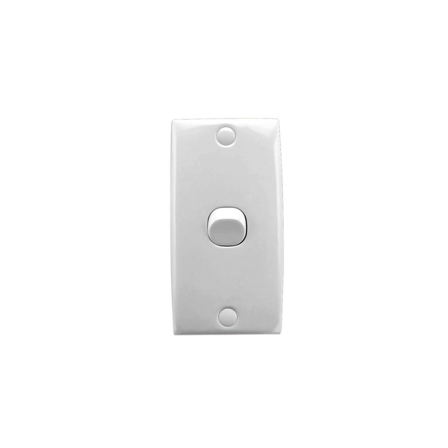Picture of Flush Switch, Standard Series, 1 Gang, 250VAC, 10A, Vertical, Architrave, 78mm Mounting Centre