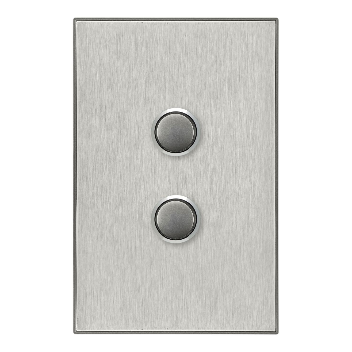 Picture of Push Button Switch LED, Saturn Series, 2 Gang, 250V, 16AX/20A