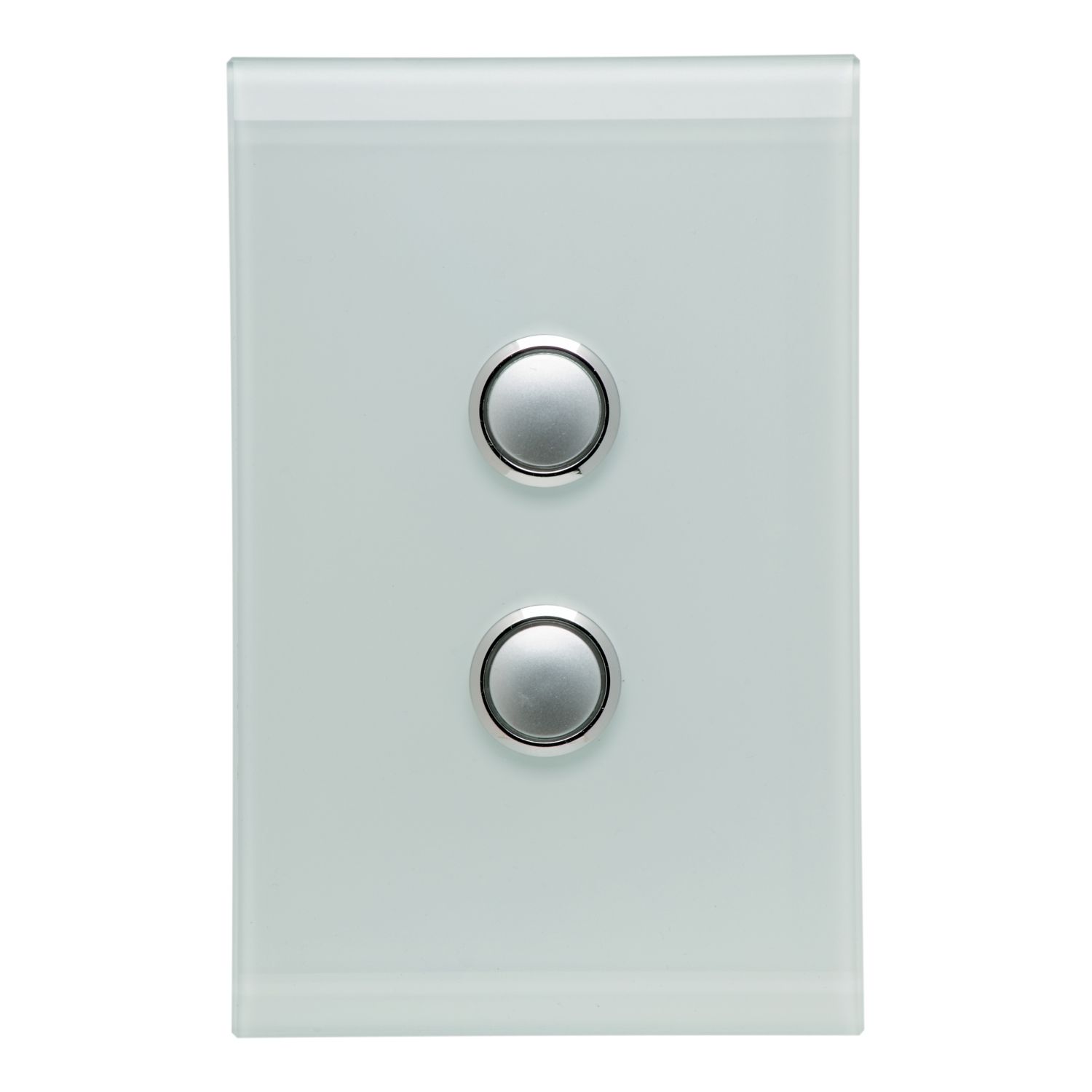 Picture of Push Button Switch LED, Saturn Series, 2 Gang, 250V, 16AX/20A