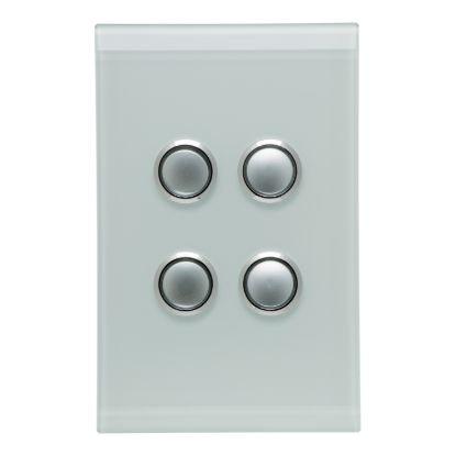 Picture of Switch Cover, Saturn Series, 4 Gang