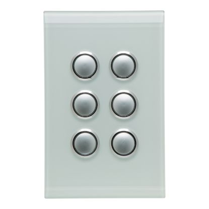 Picture of Switch Cover, Saturn Series, 6 Gang