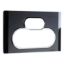 Picture of Cover Socket Outlet, Saturn Series, Twin switched, Horizontal
