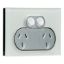 Picture of Double Switch Power Point, Saturn Series, 250V, 10A