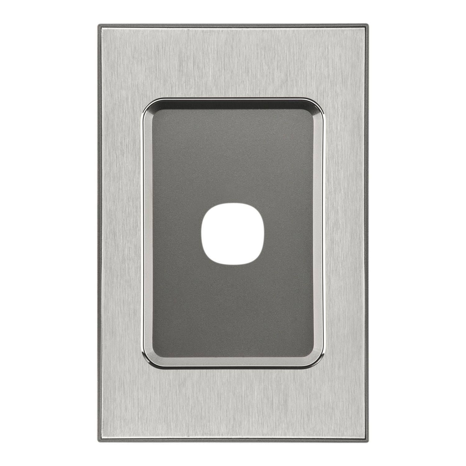 Picture of Switch Grid Plate and Cover, Saturn Series, 1 Gang, Vertical/Horizontal Mount