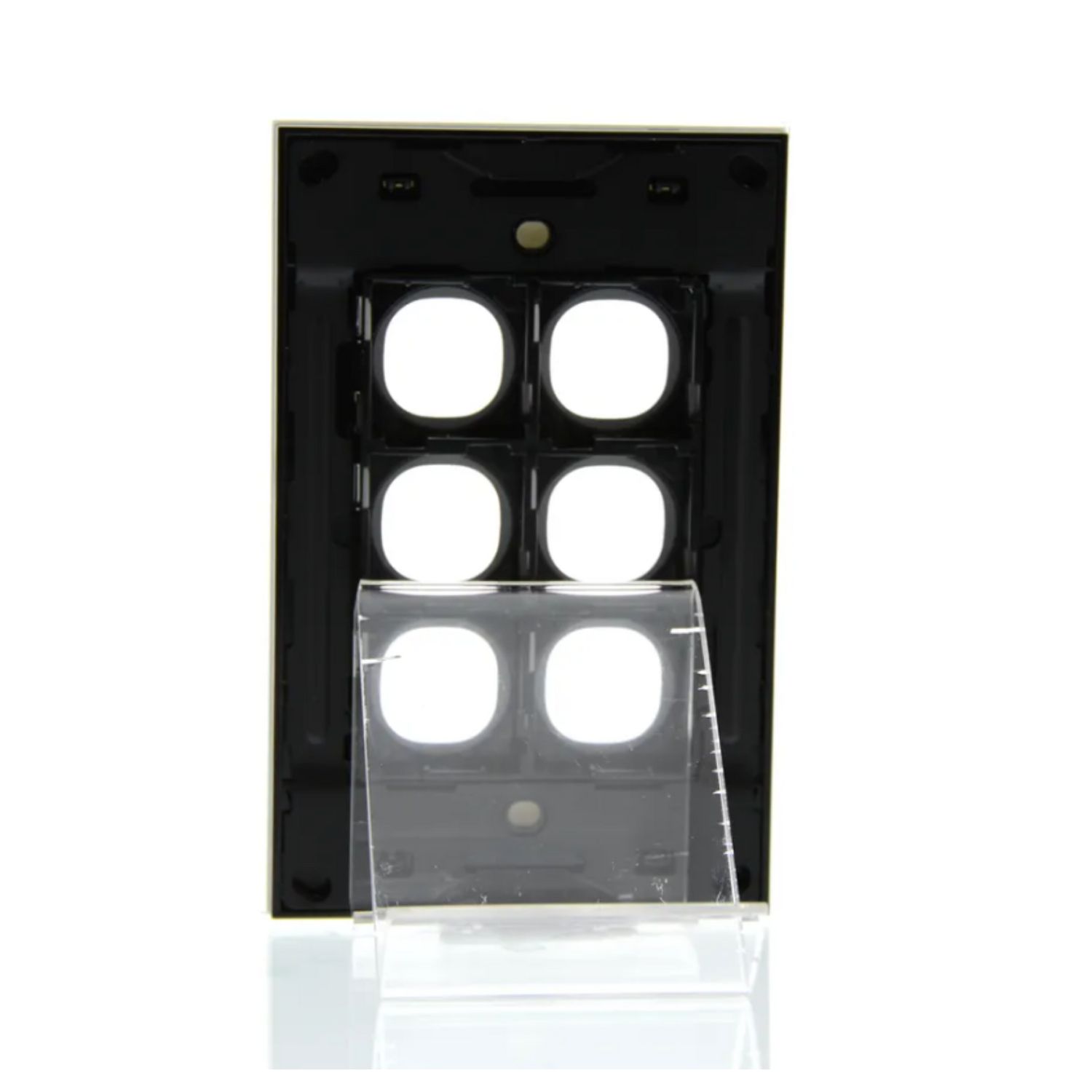 Picture of Switch Grid Plate and Cover, Saturn Series, 6 Gang, Vertical/Horizontal Mount