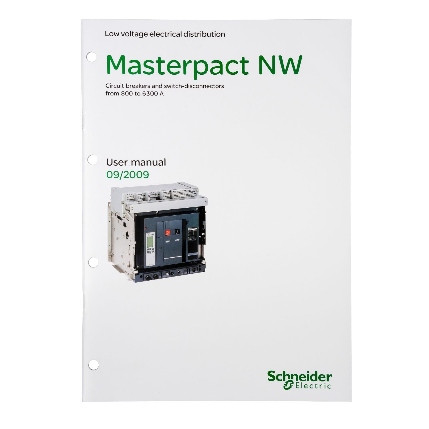 Picture of User manual, MasterPact NW, english, spare part