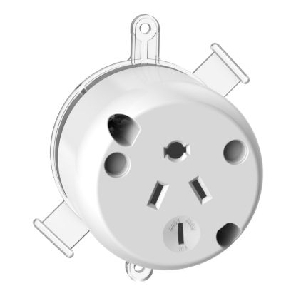 Picture of Single Switch Socket Outlet, Standard Series, 250/440VAC, 10A, 4 Pin