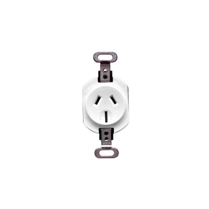Picture of Power Outlet, Standard Series, Single, Flush Mount 250V 15A, 3 pin