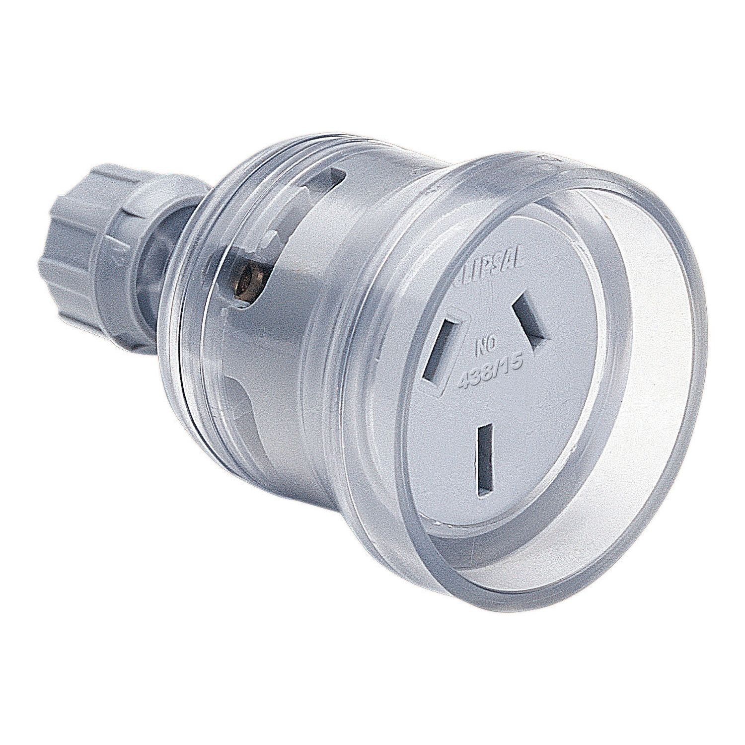 Picture of Flexible Cord Extension Socket, Standard Series, 250VAC, 15A, 3 PIN, 8mm Shroud