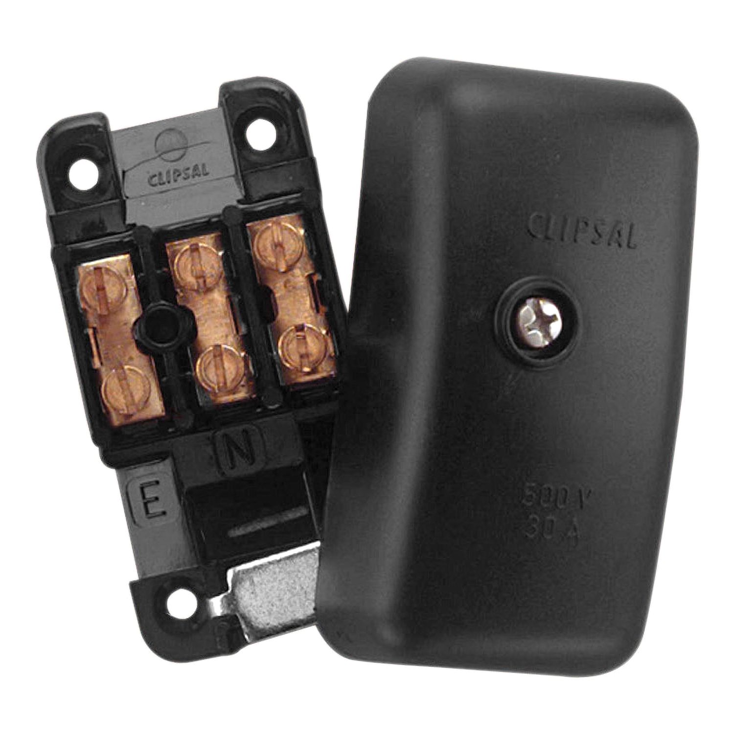 Picture of Junction Box, Clipsal - General Accessories, Miniature, with Cover and Three x Two Screw Terminal