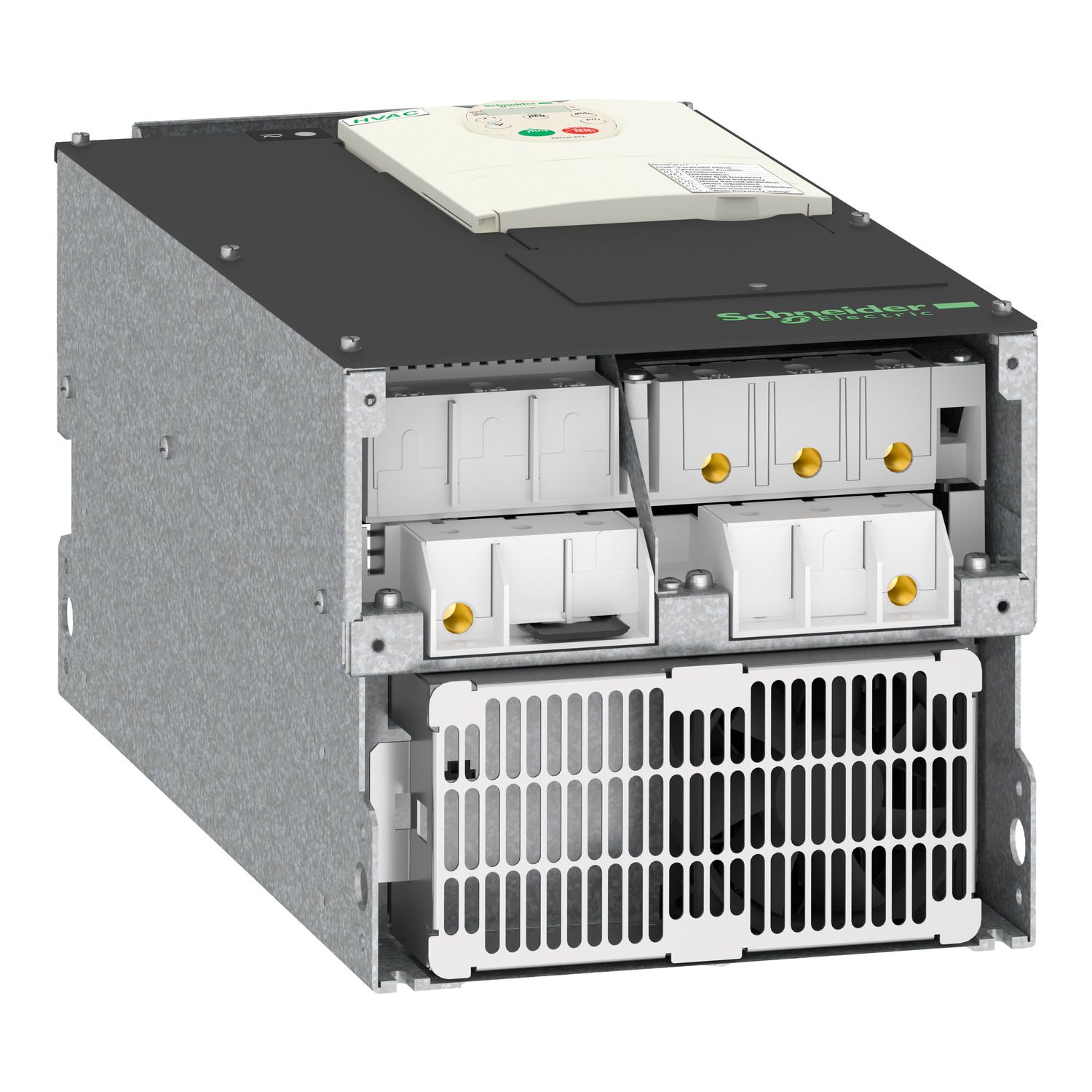 Picture of variable speed drive, Altivar 212, 30kW, 40hp, 480V, 3 phases, with EMC, IP21