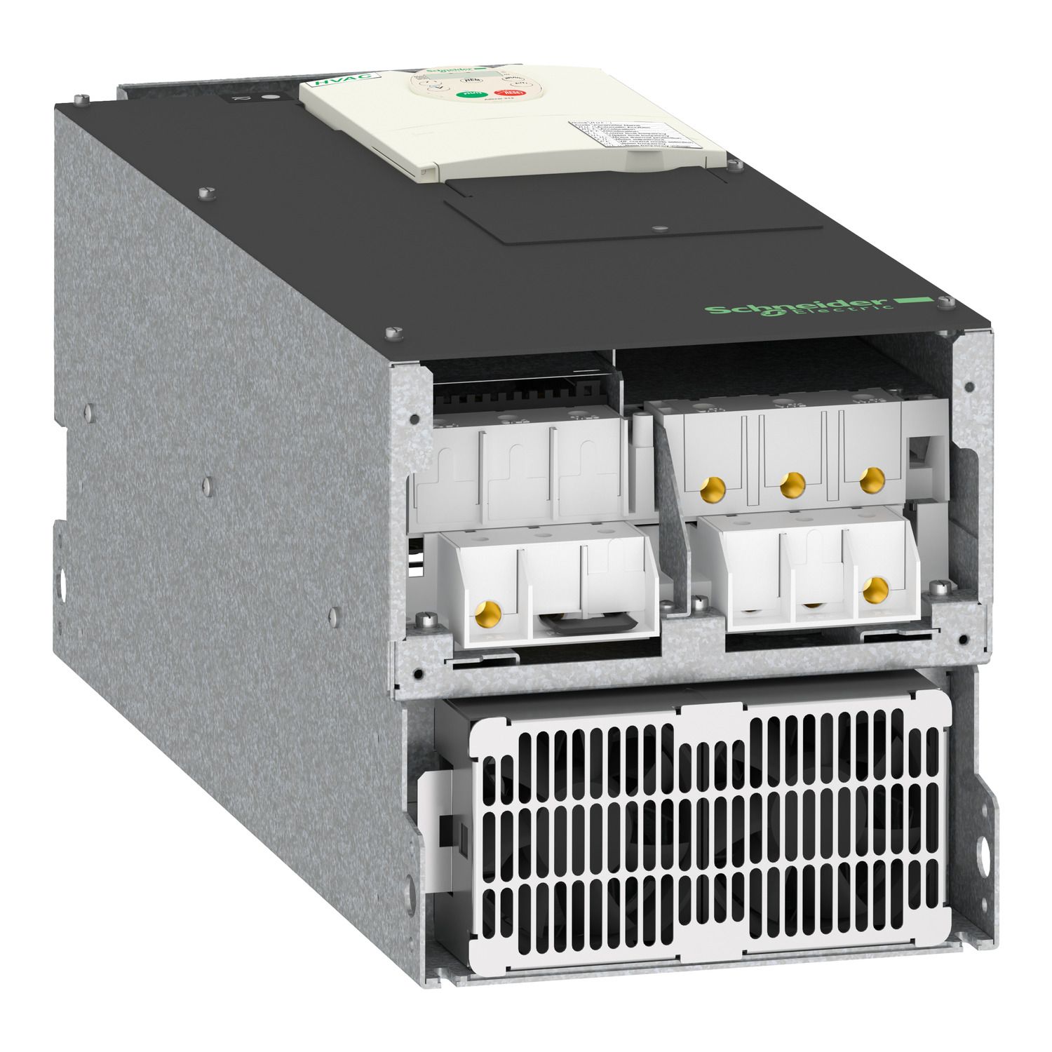 Picture of variable speed drive, Altivar 212, 37kW, 50hp, 480V, 3 phases, with EMC, IP21