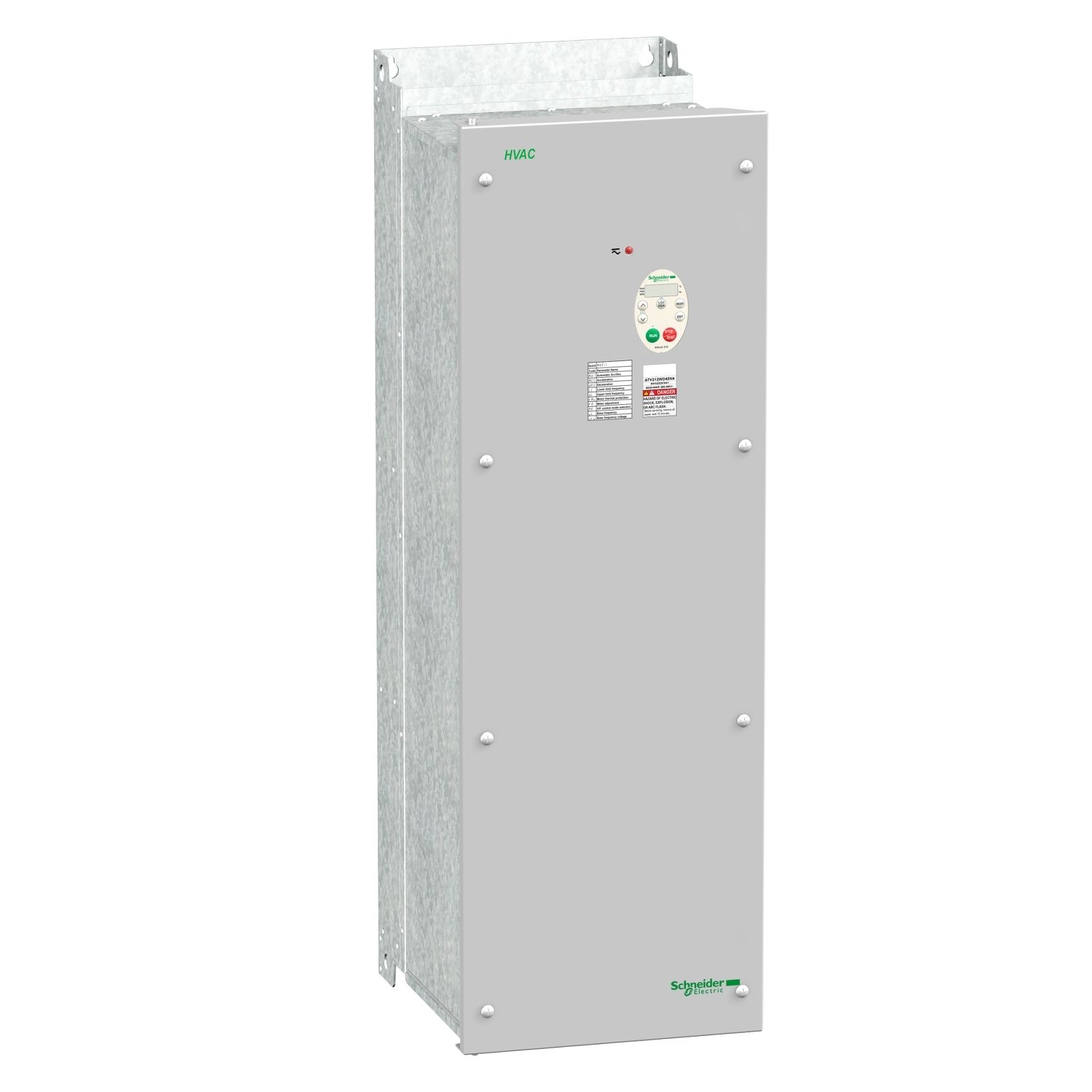 Picture of variable speed drive, Altivar 212, 37kW, 50hp, 480V, 3 phases, with EMC class C1, IP55