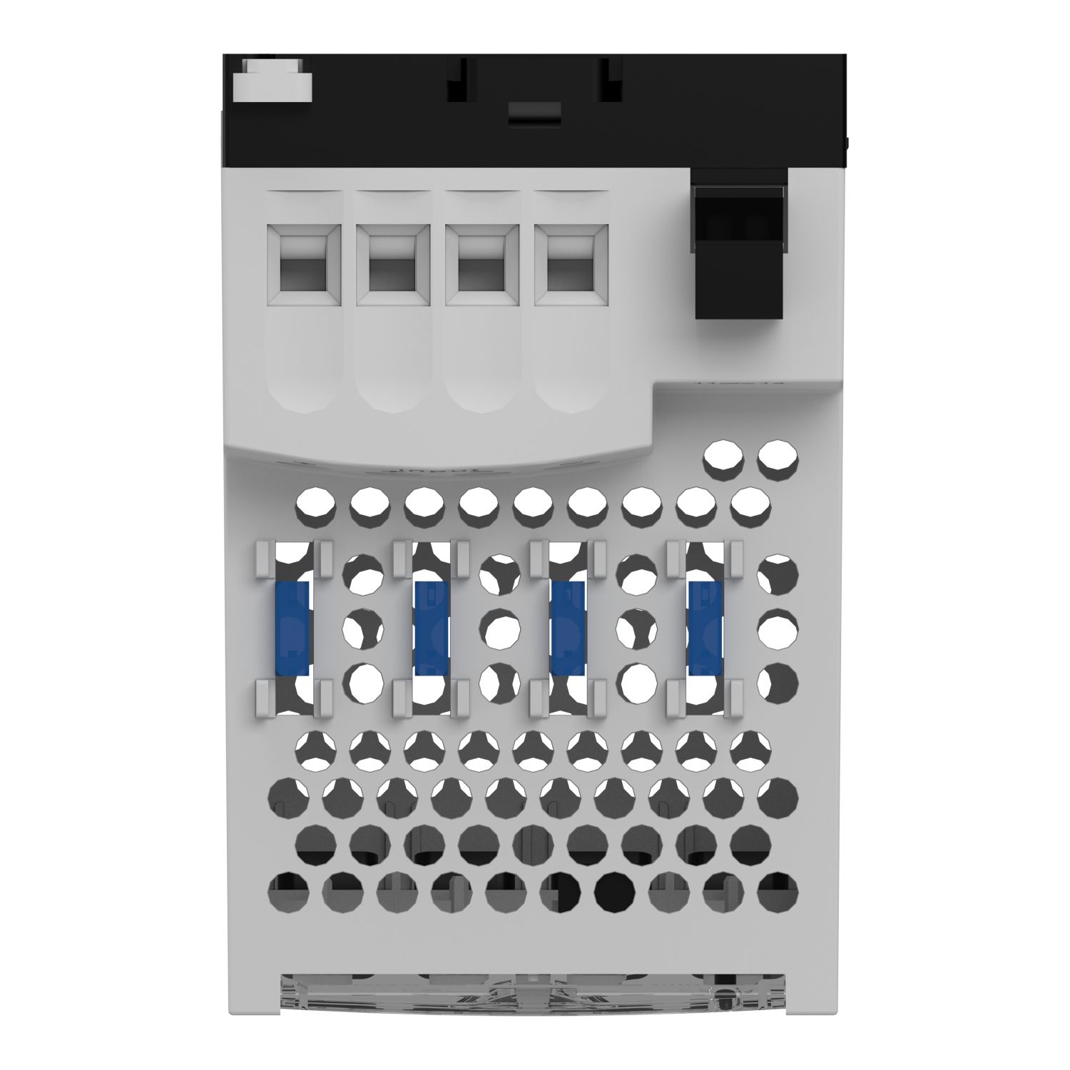 Picture of electronic protection module, phaseo ABL7 ABL8, 28 to 28.8V DC, 10A, for regulated SMPS, 2 pole breaking by channel