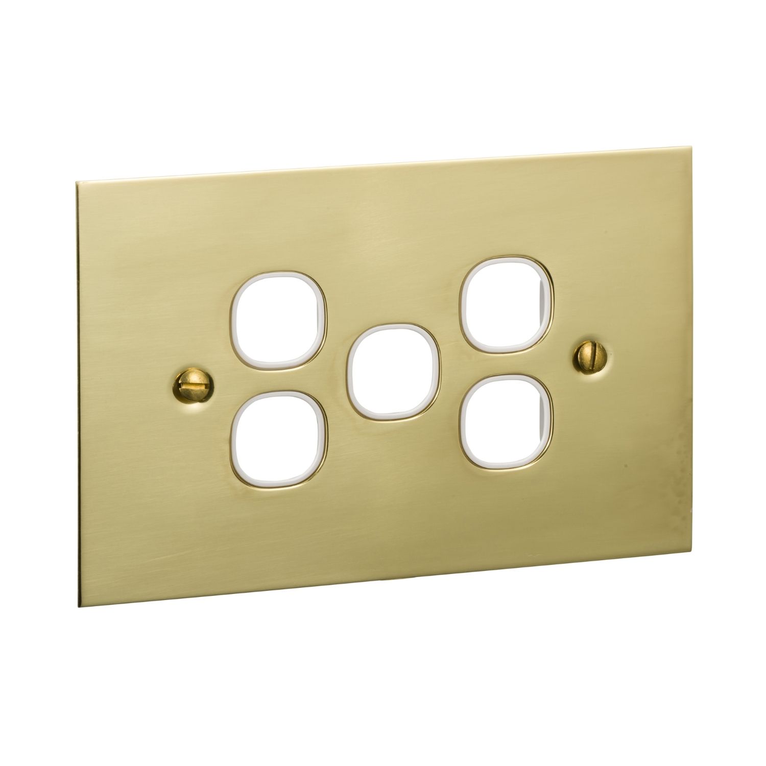 Picture of Switch Grid Plate and Cover, Metal Plate Series, 5 Gang, BBSL Style, Less Mechanism, Over Size