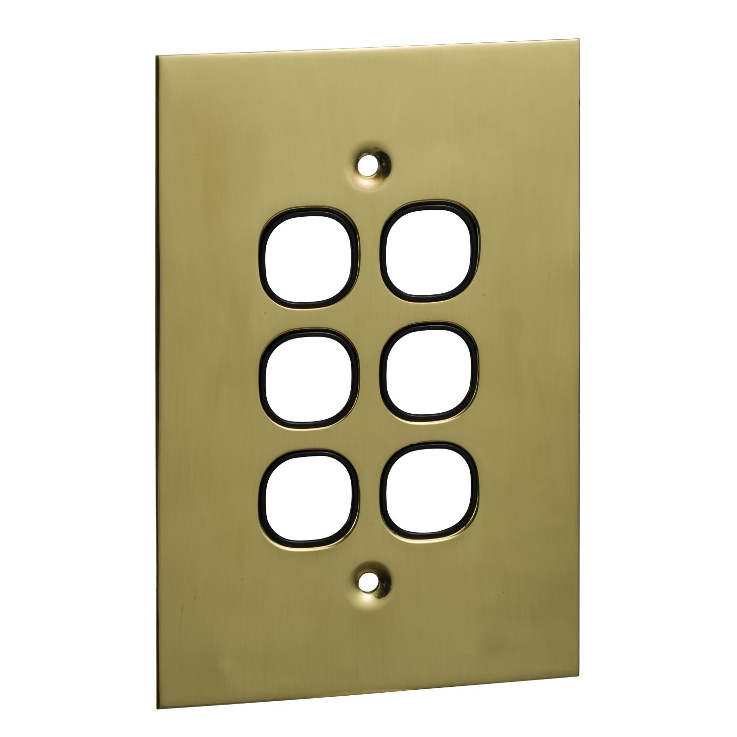 Picture of Switch Grid Plate and Cover, Metal Plate Series, 6 Gang, BBSL Style, Less Mechanism, Over Size