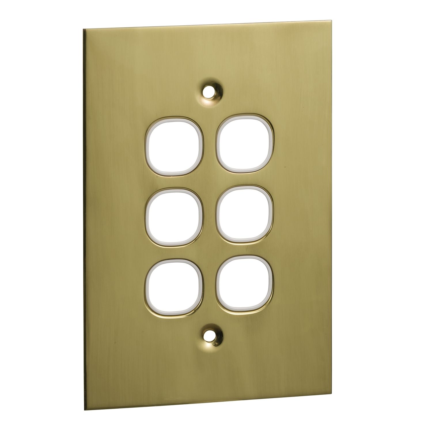 Picture of Switch Grid Plate and Cover, Metal Plate Series, 6 Gang, BBSL Style, Less Mechanism, Over Size