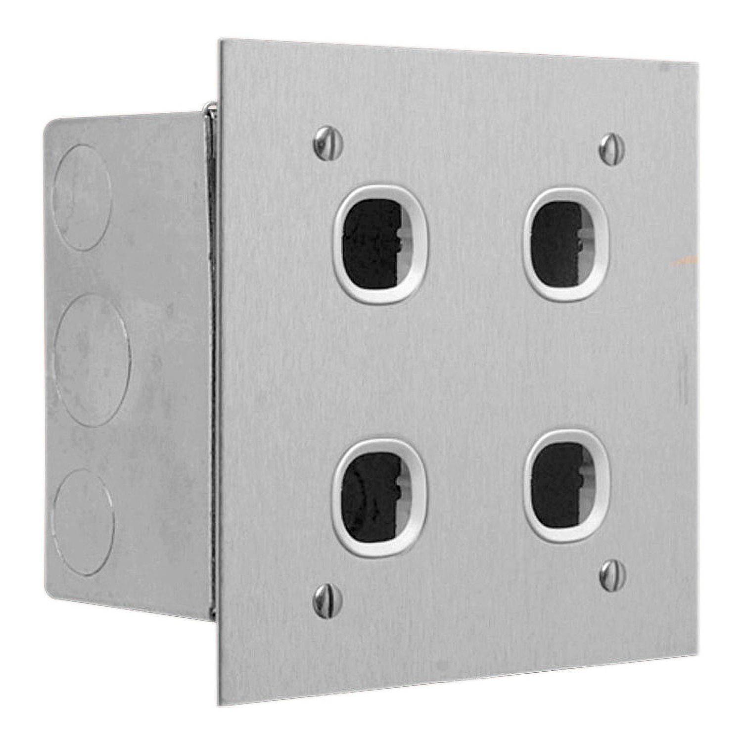 Picture of Switch Plate, Metal Plate Series, 4 Gang