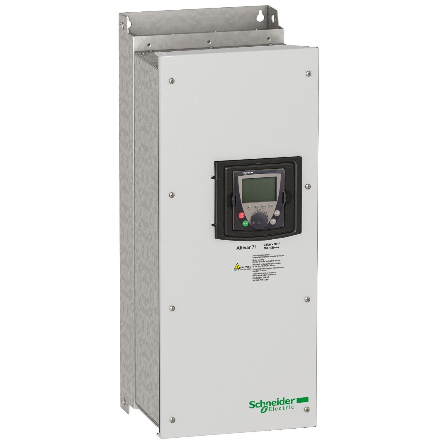 Picture of variable speed drive ATV71 - 4kW-5HP - 480V -EMC filter - graphic terminal -IP54