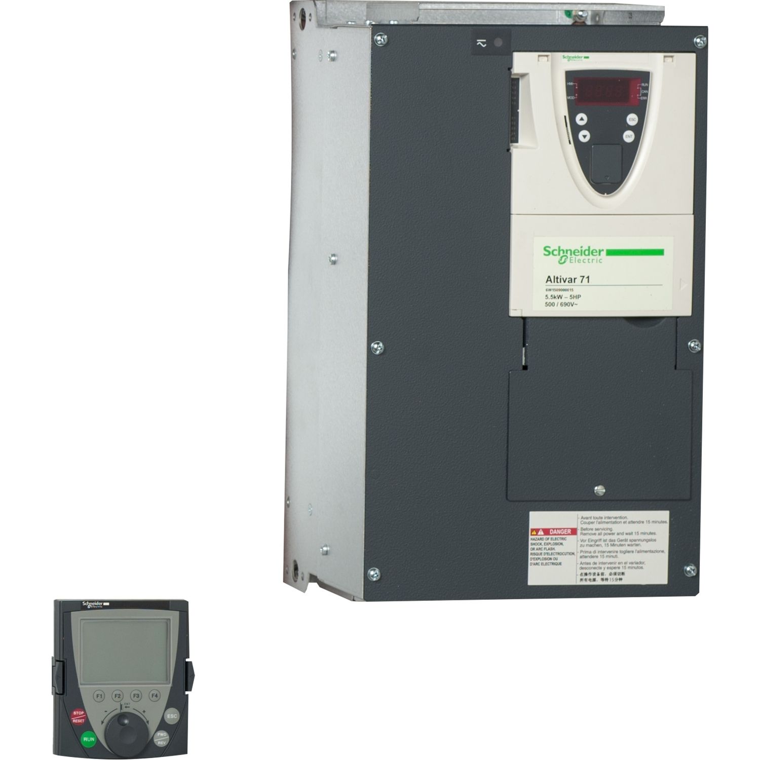 Picture of variable speed drive ATV71 - 5.5kW - 690V - EMC filter-graphic terminal