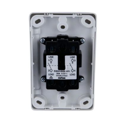 Picture of Electric Range Switch, Classic C2000 Series, 415V, 32A, Double Pole