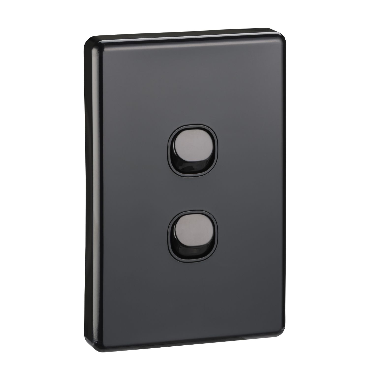 Picture of Flush Switch, Classic C2000 Series, 2 Gang, 250VAC, 10A, Standard, Vertical