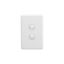 Picture of Flush Switch, Classic C2000 Series, 2 Gang, 250VAC, 10A, Standard, Vertical