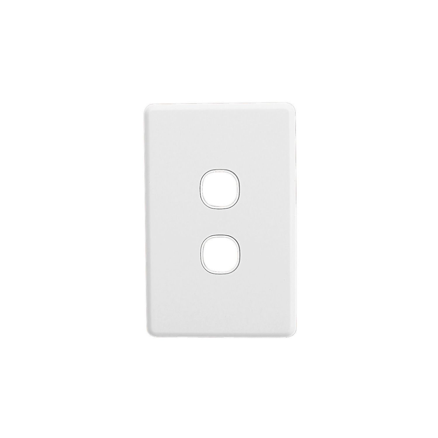 Picture of Switch Grid Plate and Cover, Classic C2000 Series, 2 Gang, Less Mechanism, Standard Size