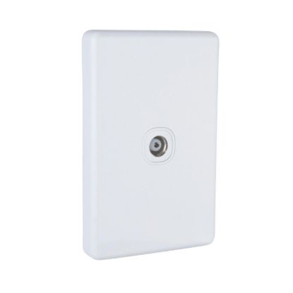 Picture of TV Antenna Socket Plate, Classic C2000 Series, 75 Ohm