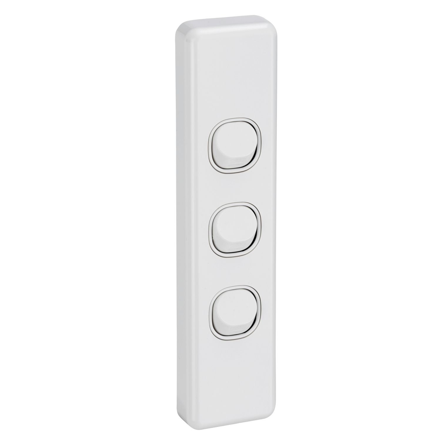 Picture of Flush Switch, Classic C2000 Series, Architrave Size, 3 Gang, 250V, 10A