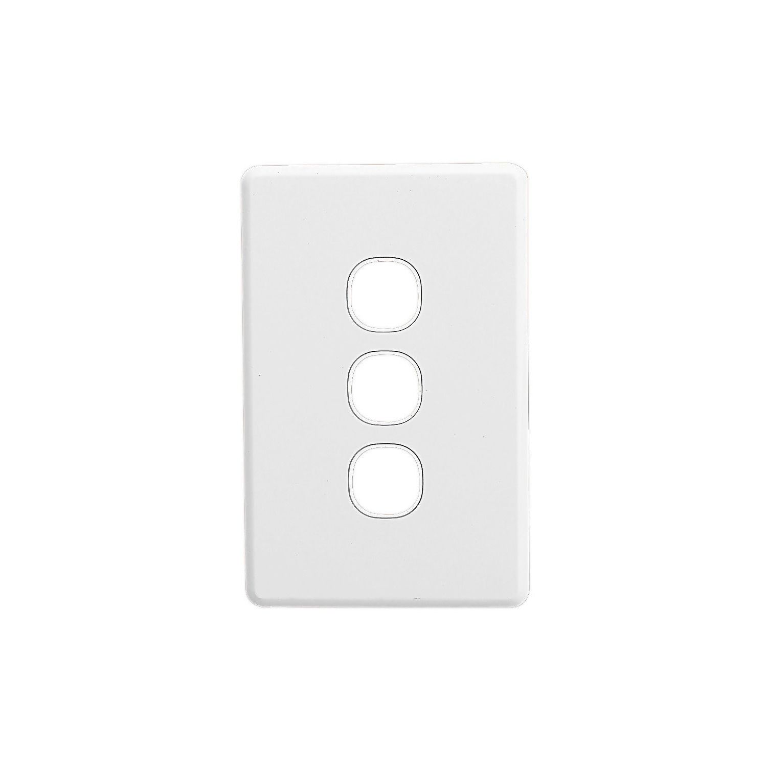 Picture of Switch Grid Plate and Cover, Classic C2000 Series, 3 Gang, Less Mechanism