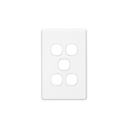 Picture of Switch Grid Plate and Cover, Classic C2000 Series, 5 Gang, Less Mechanism