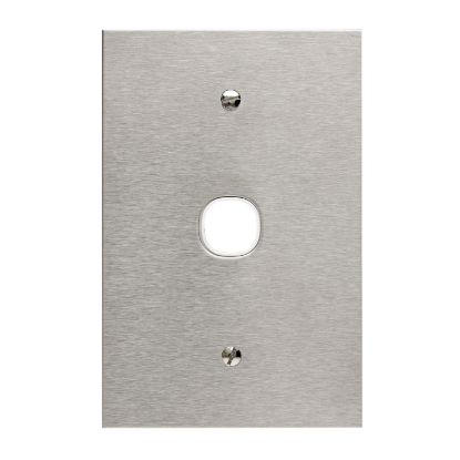 Picture of Switch Grid Plate and Cover, Metal Plate Series, 1 Gang, BSL Style, Less Mechanism, Over Size
