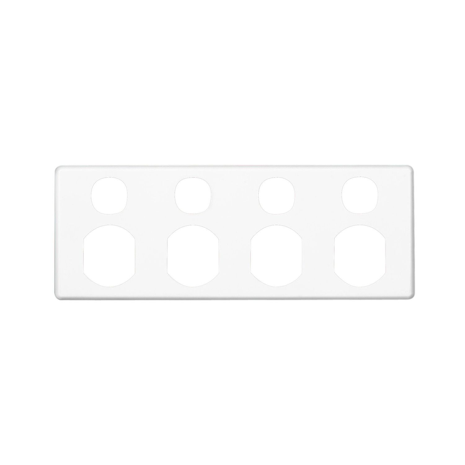 Picture of Socket Outlet Cover Plate, Classic C2000 Series, 4 Gang, 2 Pole, for Quad Switched Socket