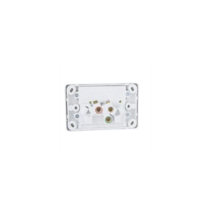 Picture of Twin Switch Socket Outlet, Classic C2000 Series, Classic, 250V, 10A, Safety shutter