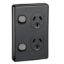 Picture of Switched Socket Outlet, Classic C2000 Series, Twin, 250V, 10A, Vertical