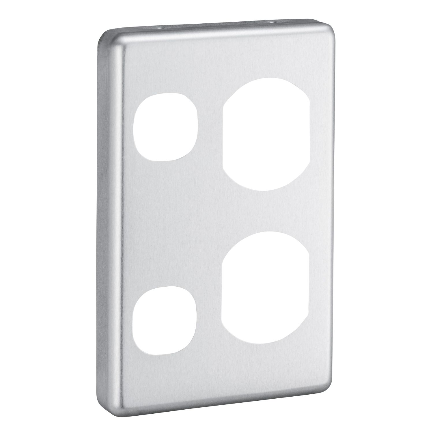 Picture of Socket Outlet Cover Plate, Classic C2000 Series, Vertical Mount, for Twin Vertical Switched Socket