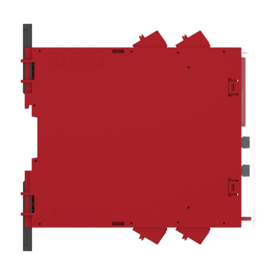 Picture of safety module, Harmony XPSU, Cat 4, potential free 2 NC, NO NC, 2 PNP, 24V AC or DC, spring