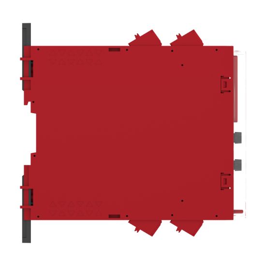 Picture of safety module, Harmony XPSU, Cat 4, potential free 2 NC, NO NC, 2 PNP, 48 to 240V AC or DC, spring