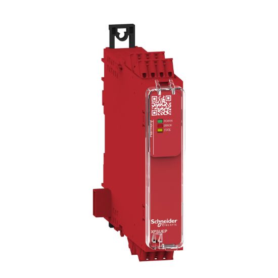 Picture of Safety module, Harmony Safety Automation, Cat.4, Expansion use with Universal range, 48-240v AC/DC, spring