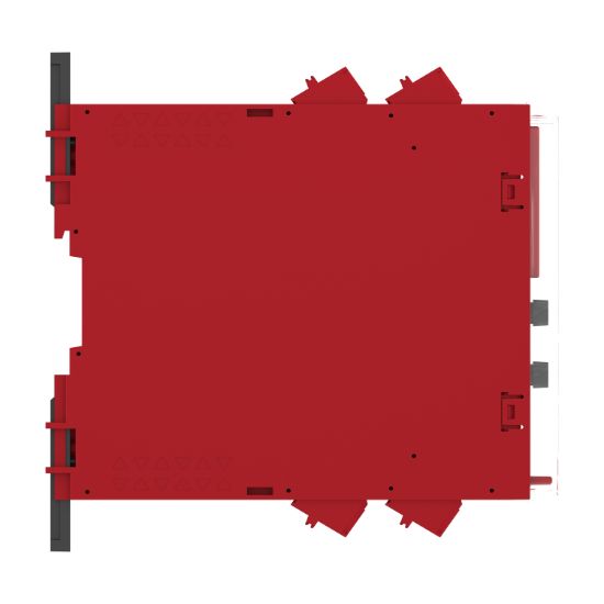 Picture of safety module, Harmony XPSU, Cat 4, features 2 x XPSUAF with enabling movement, 24V AC or DC, spring