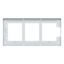 Picture of Flush Mount Metal Plate, Medilec, Wall Boxes, Grids, 3 Gang