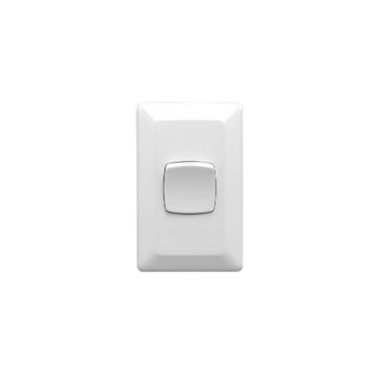 Picture of Flush Switch, Prestige Series, 1 Gang, 230/240V, 10A, Standard, Vertical