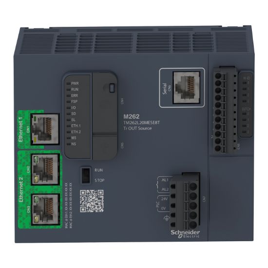 Picture of logic controller, Modicon M262, 3ns per instruction, Ethernet
